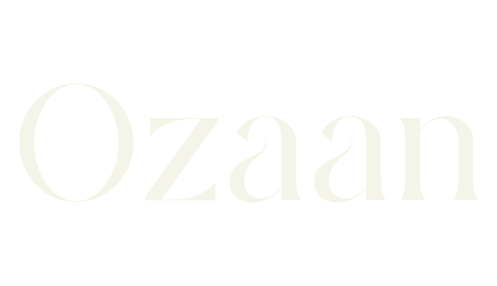 Ozaan, serif font preview