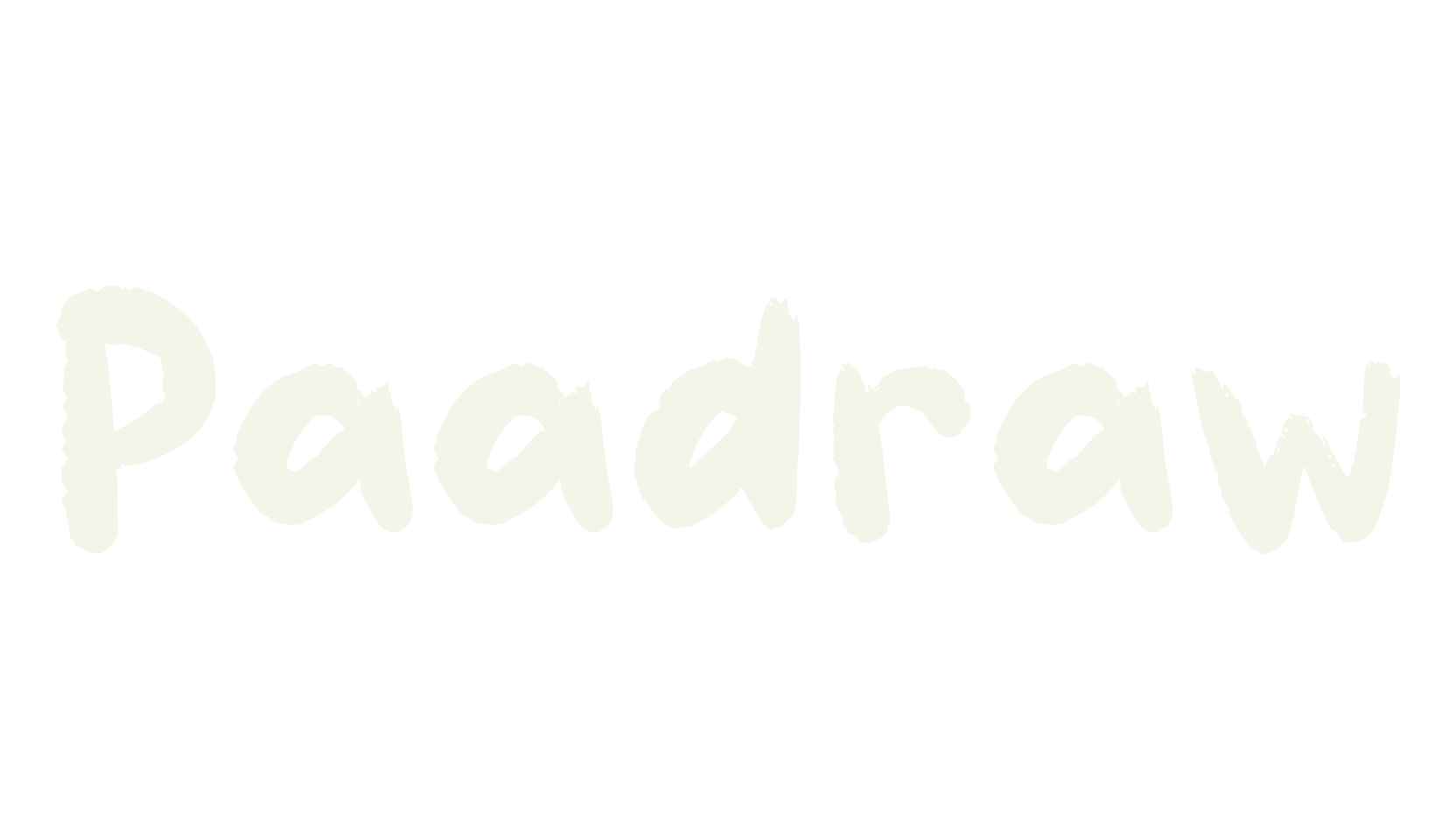 Paadraw, drawing font preview