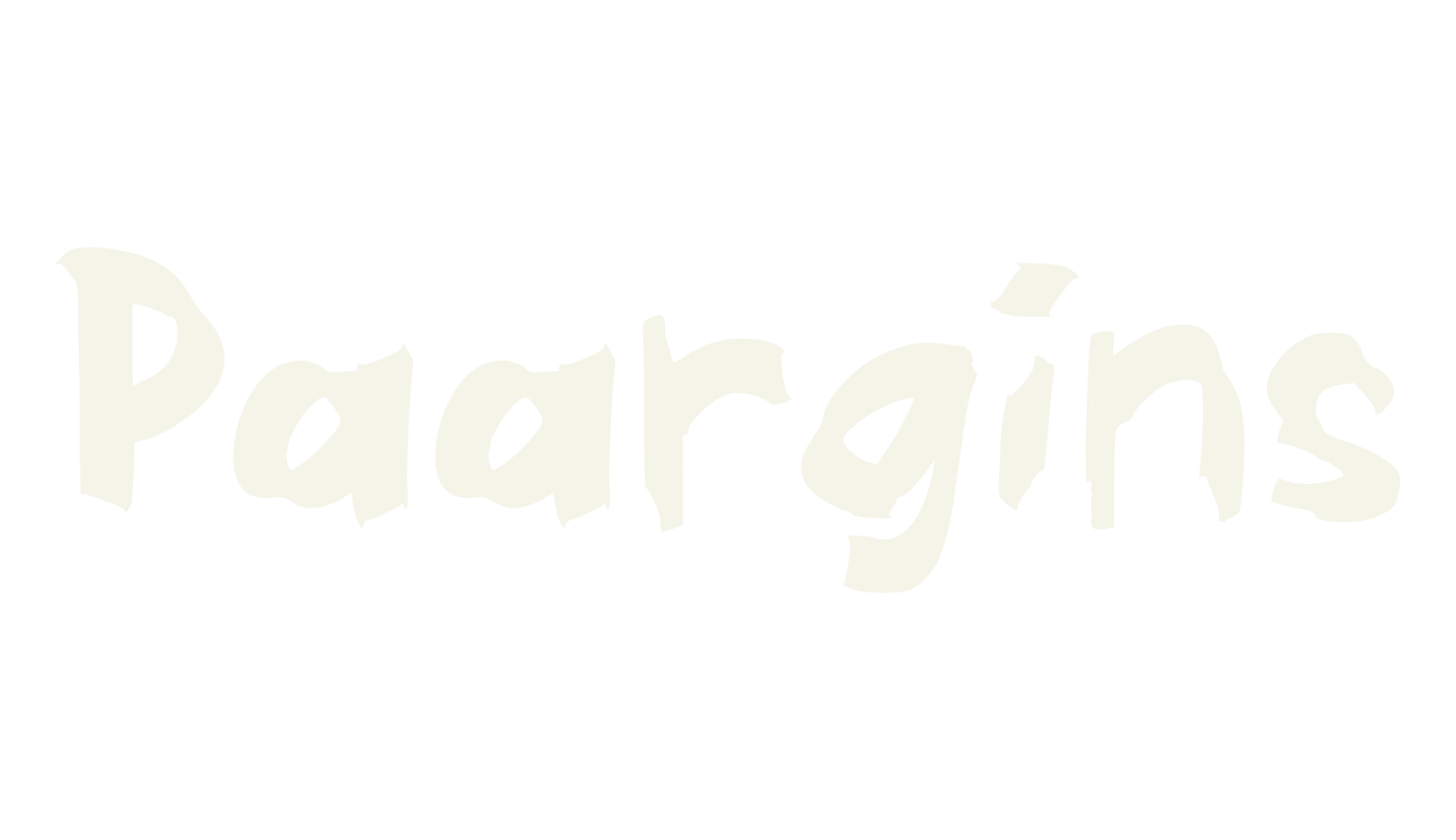 Paargins, casual font preview