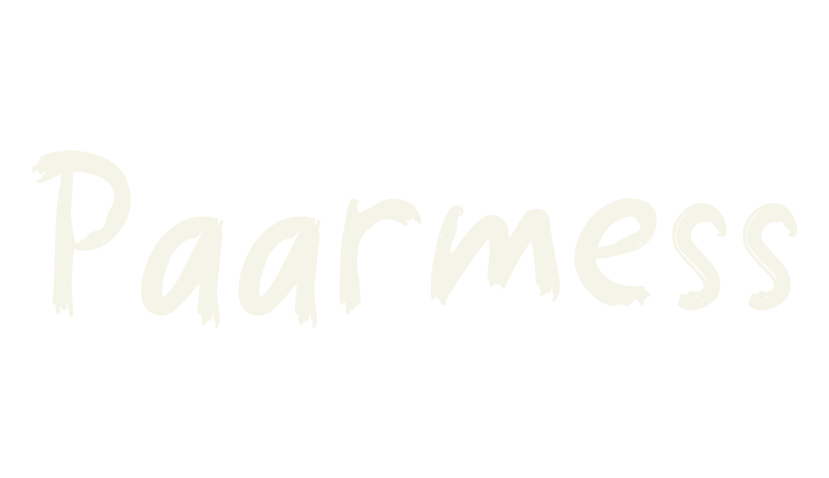 Paarmess, creepy font preview