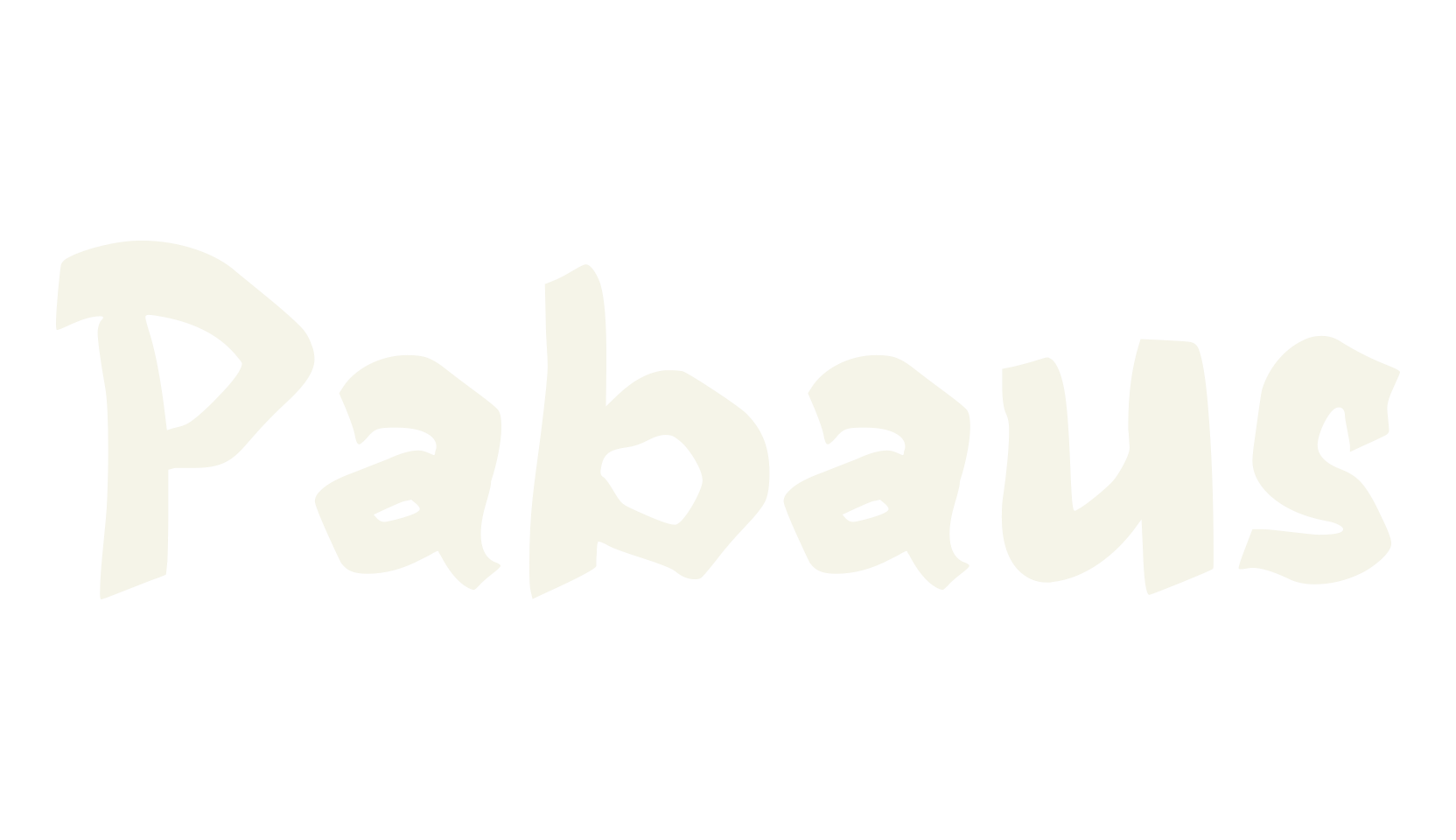 Pabaus, distorted font preview