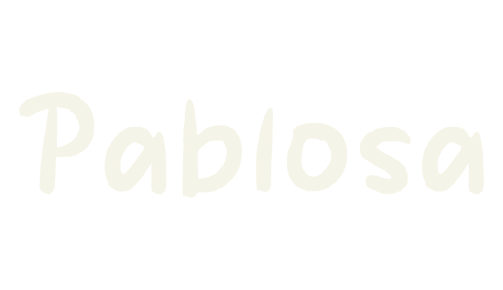 Pablosa, hand drawn font preview