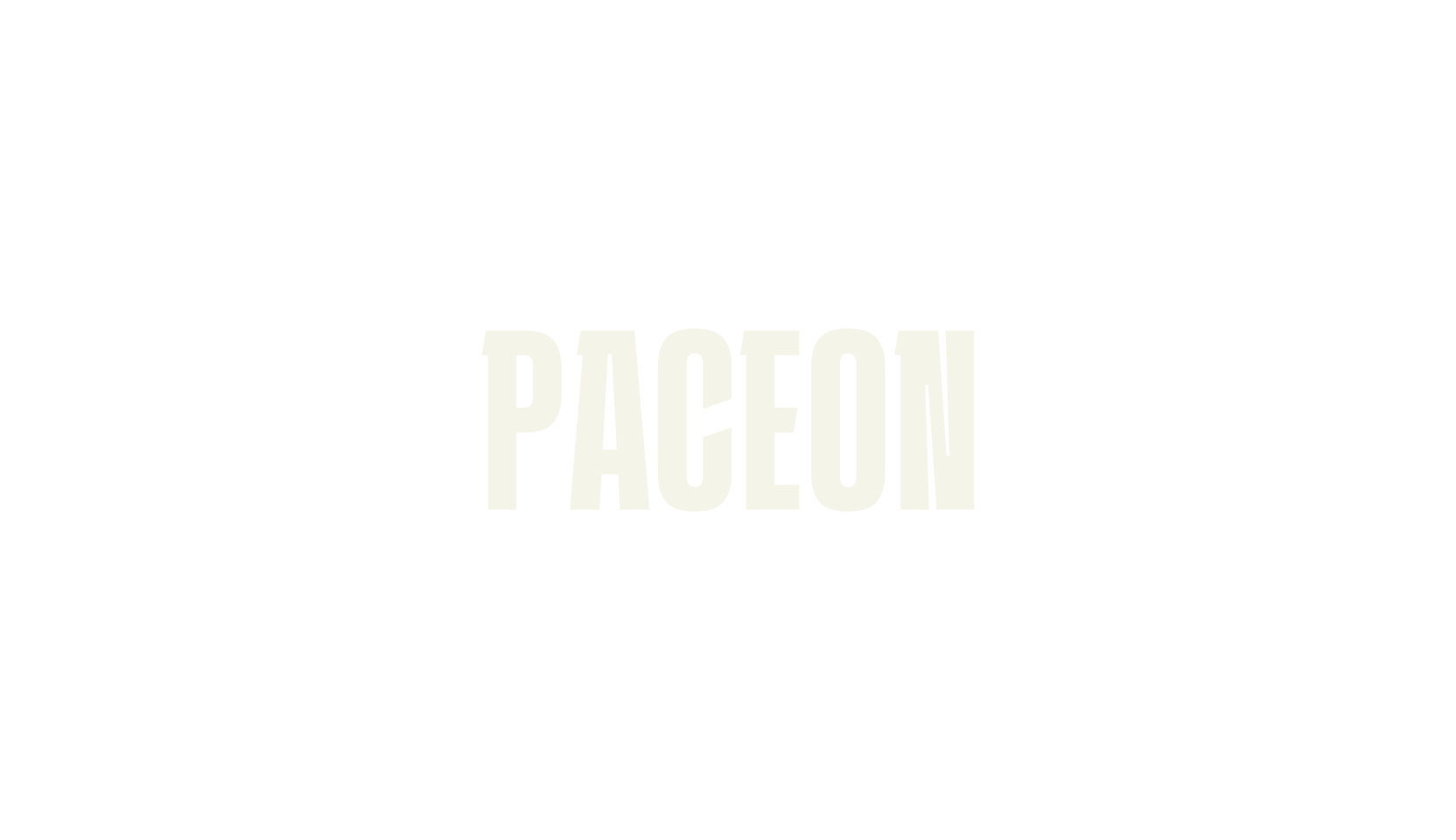 Paceon, sports font preview