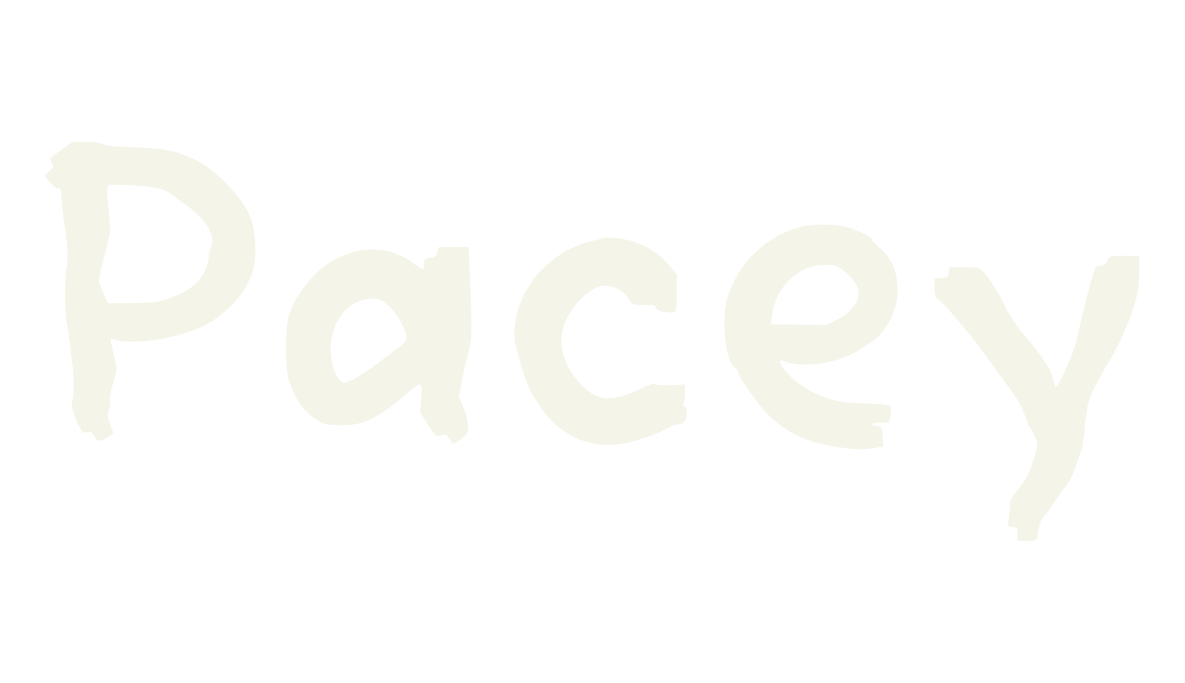 Pacey, nature font preview
