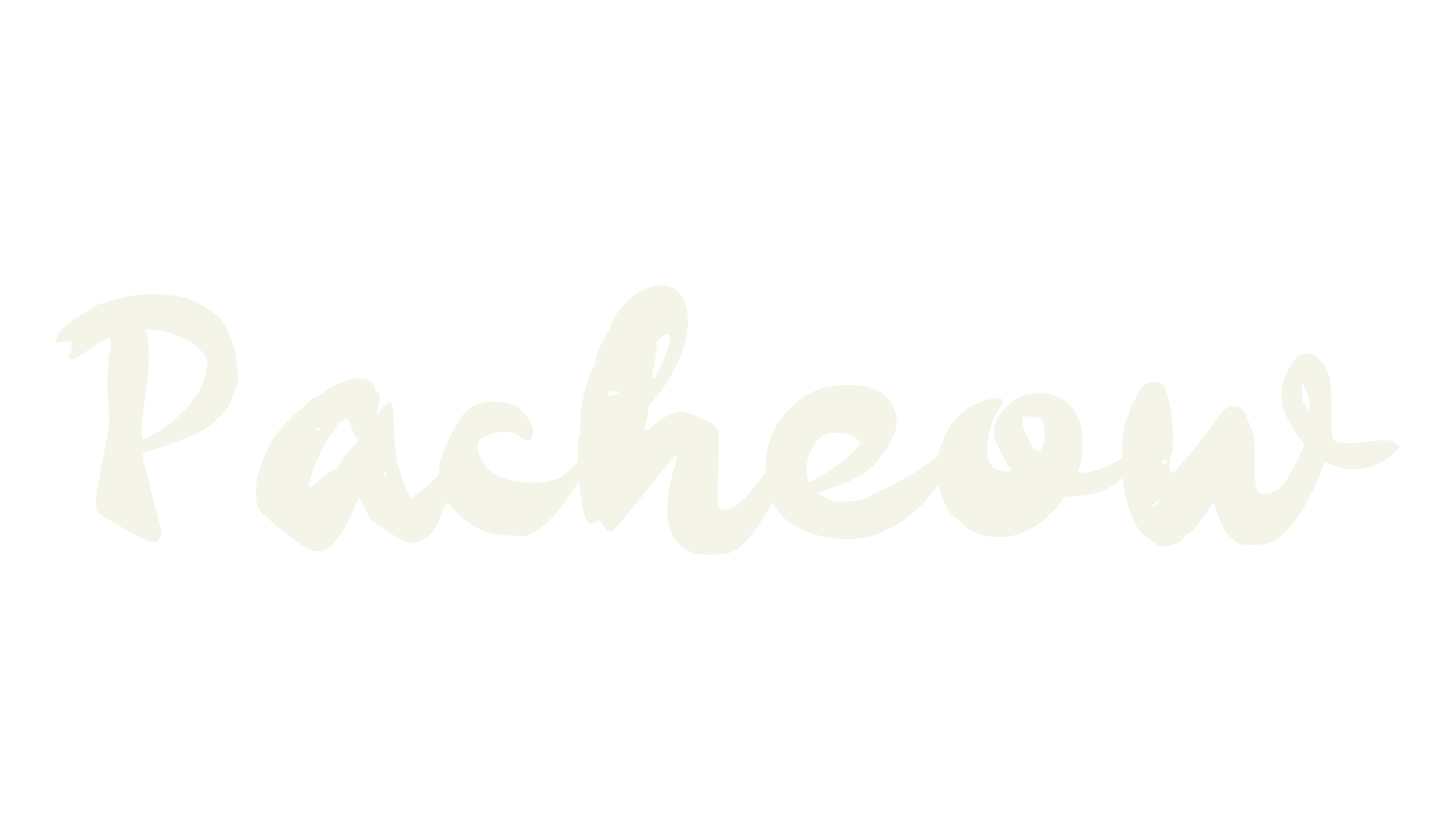 Pacheow, calligraphy font preview