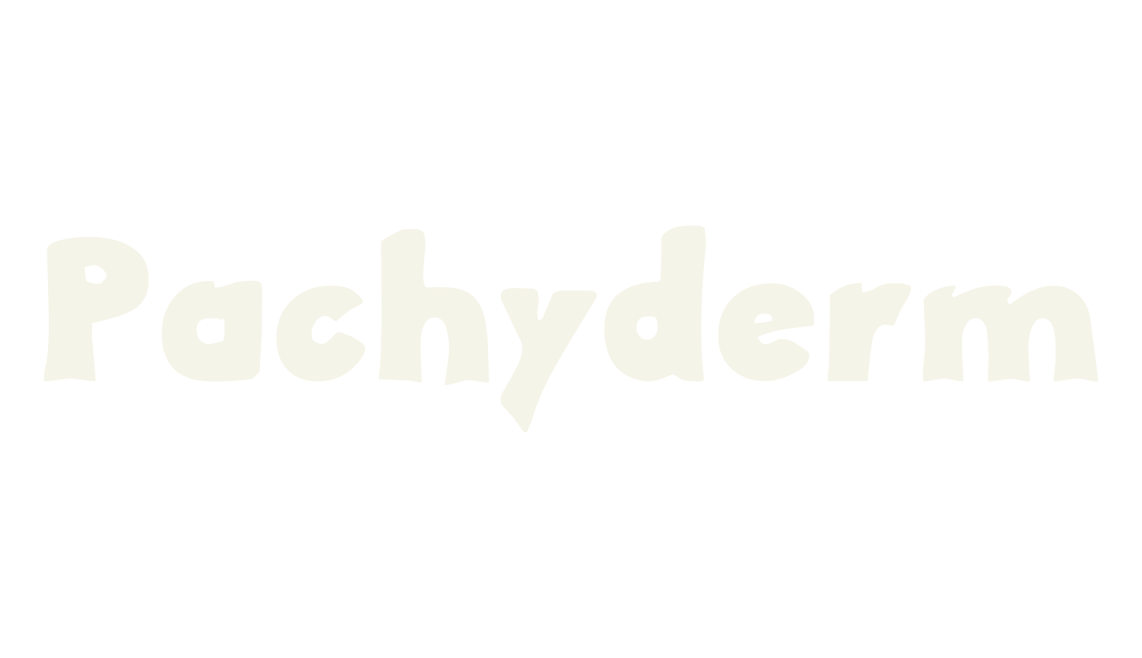 Pachyderm, decorative font preview