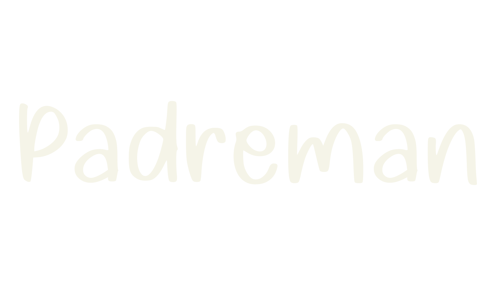 Padreman, cute font preview
