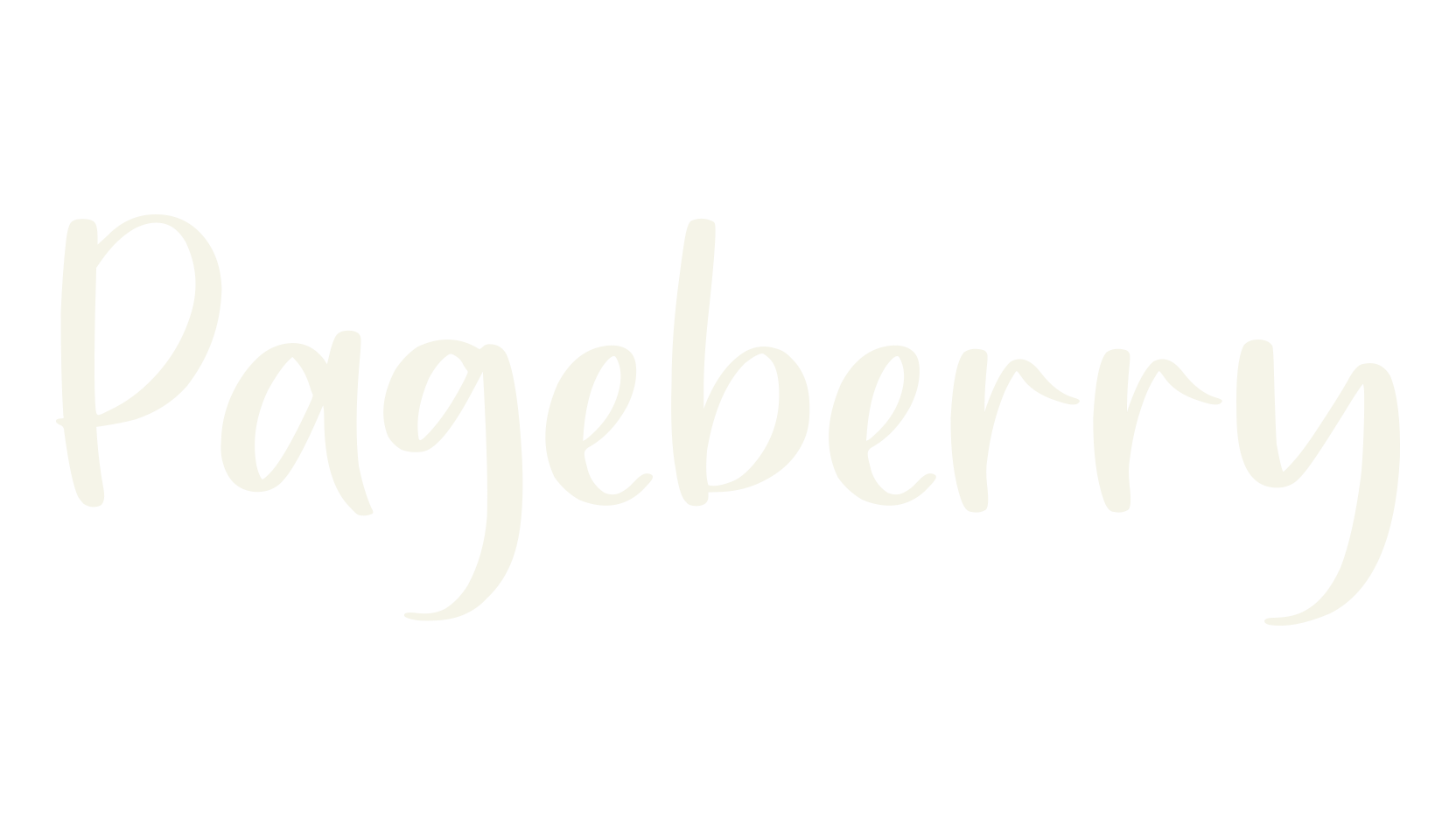 Pageberry, lettering font preview