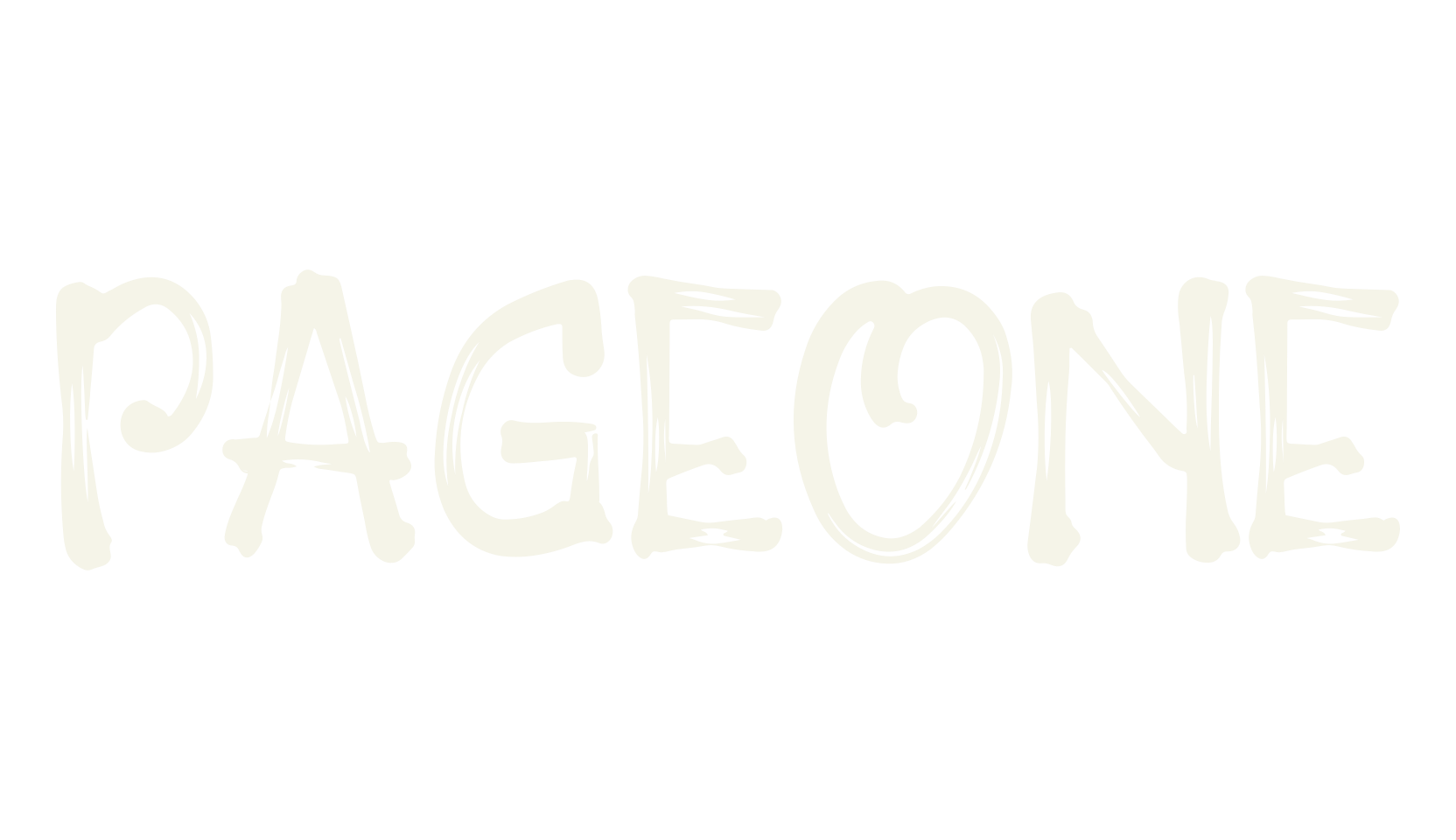 PAGEONE, fashion script font preview