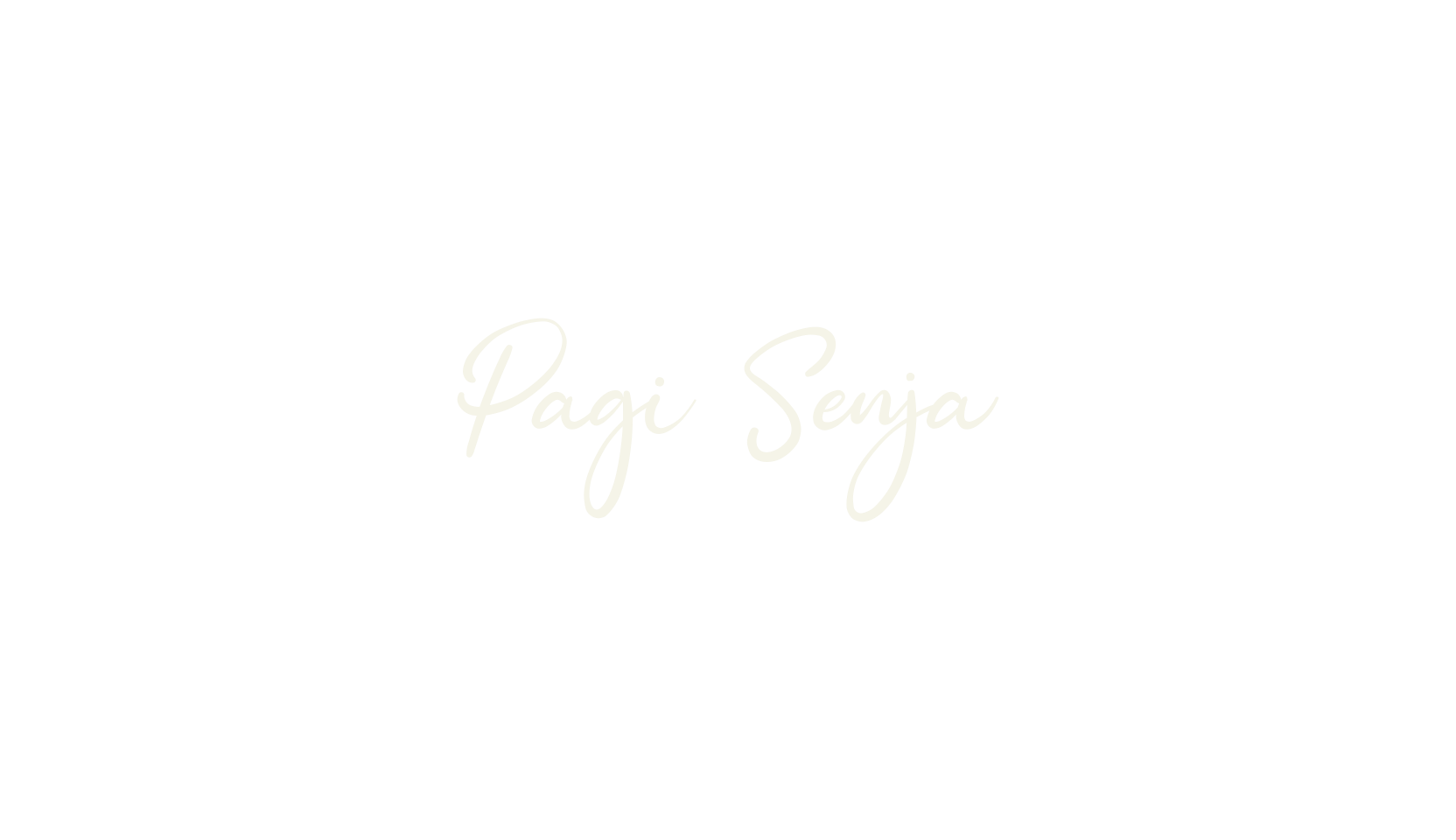 Pagi Senja, calligraphy font preview