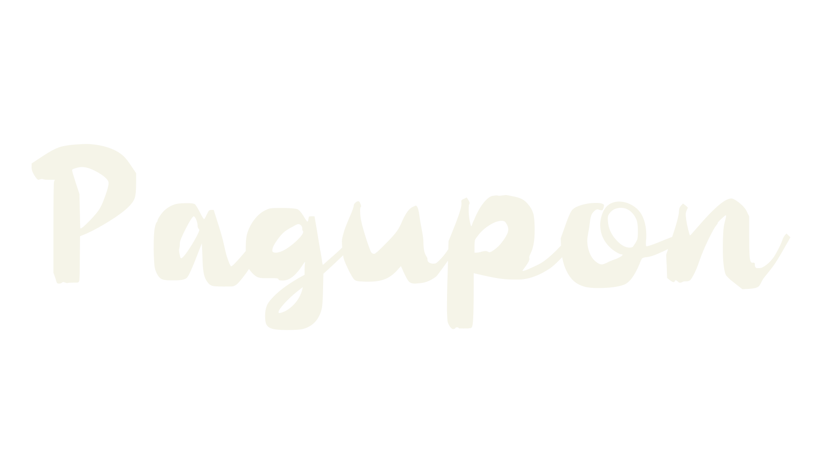 Pagupon, cursive font preview