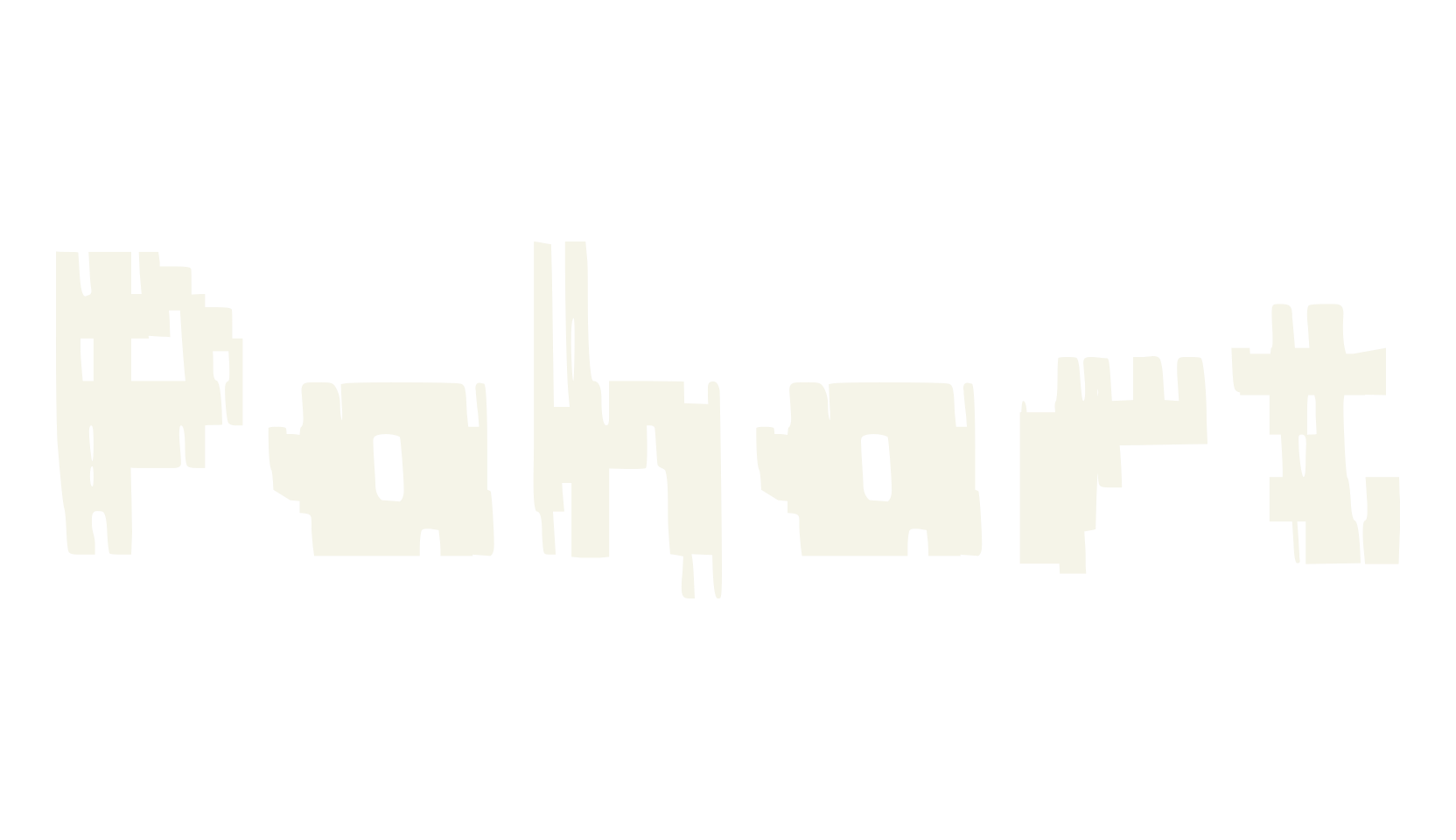 Pahart, digital font preview