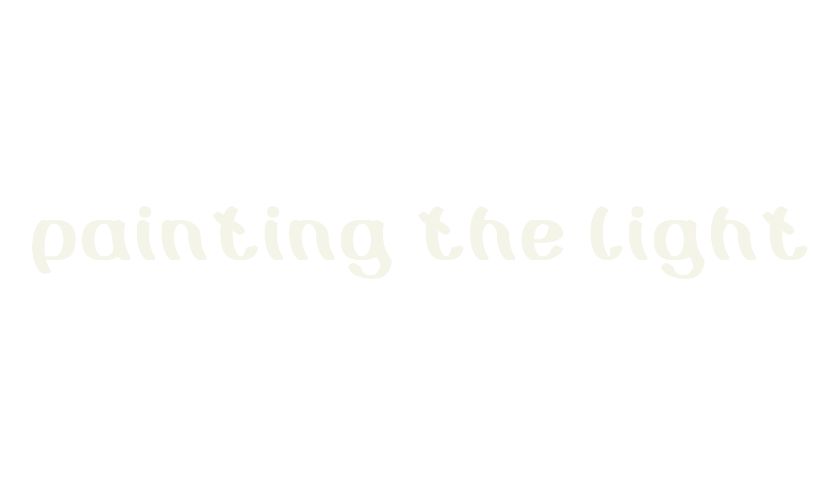 painting the light, fashion script font preview