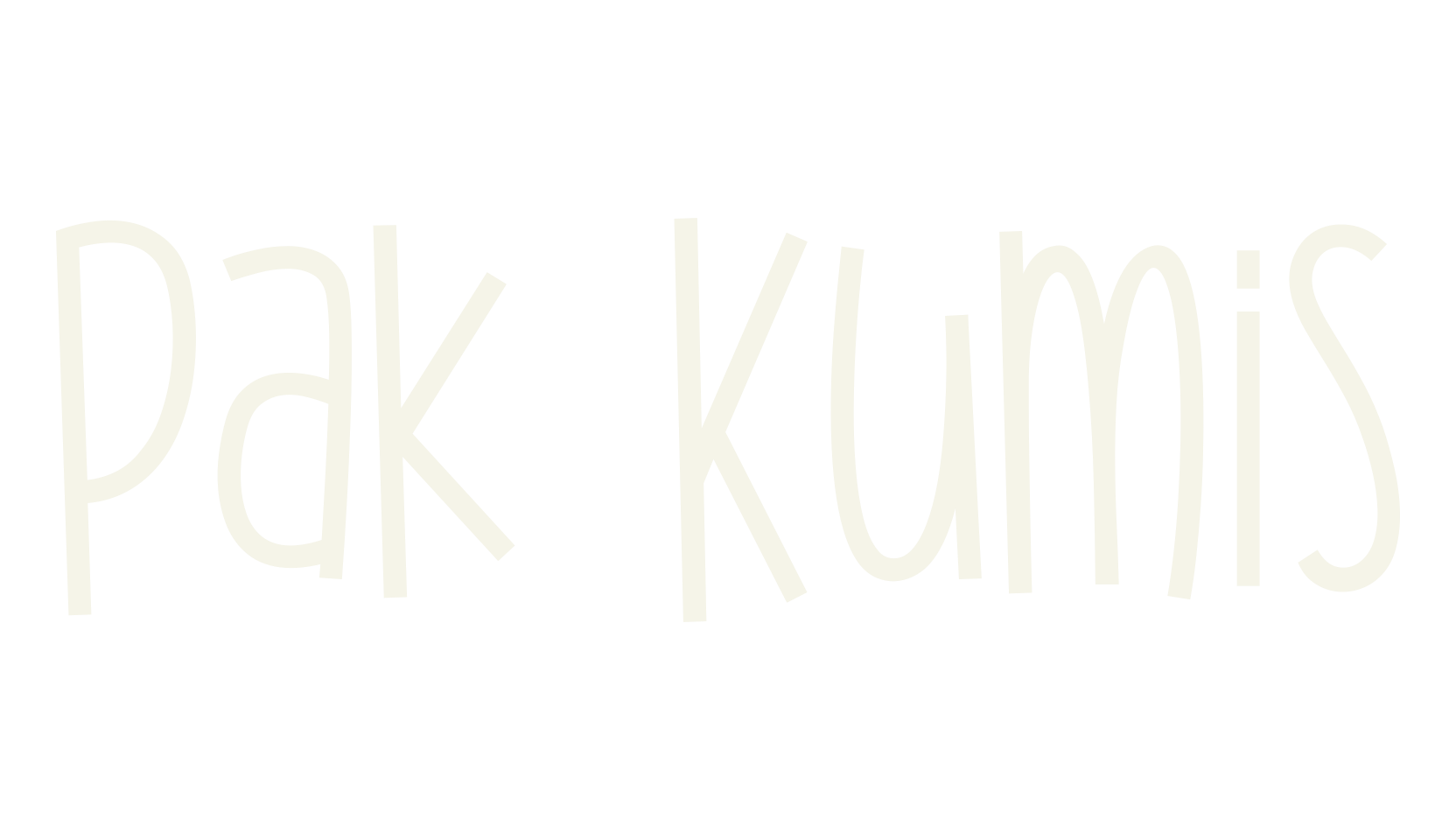 Pak Kumis, display market font preview