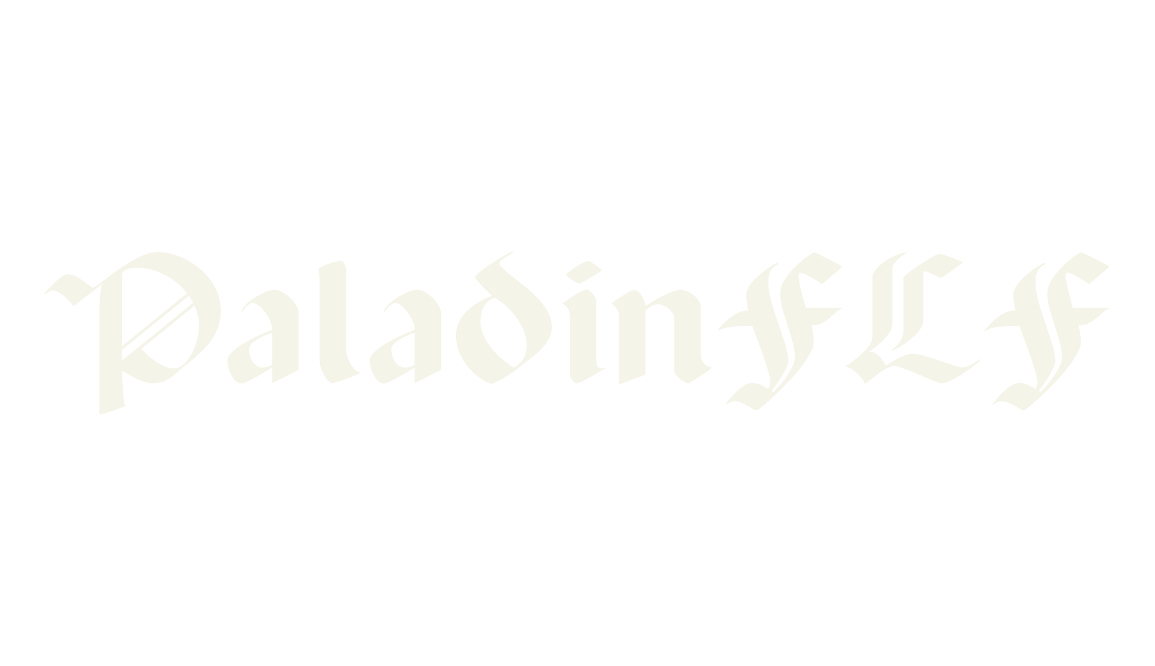 PaladinFLF, fashion script font preview