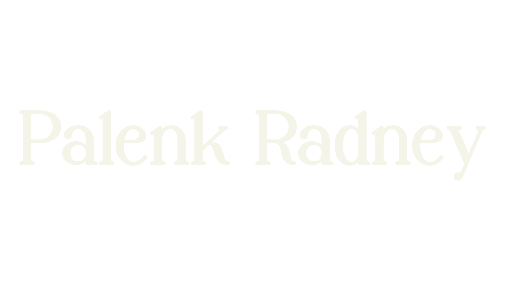 Palenk Radney, retro font preview