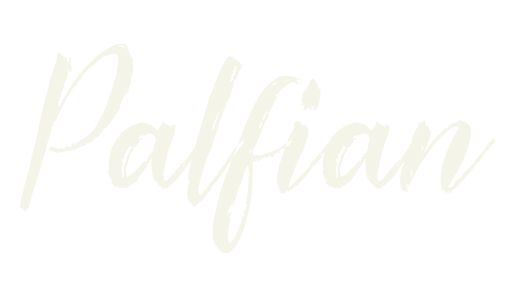 Palfian, retro font preview