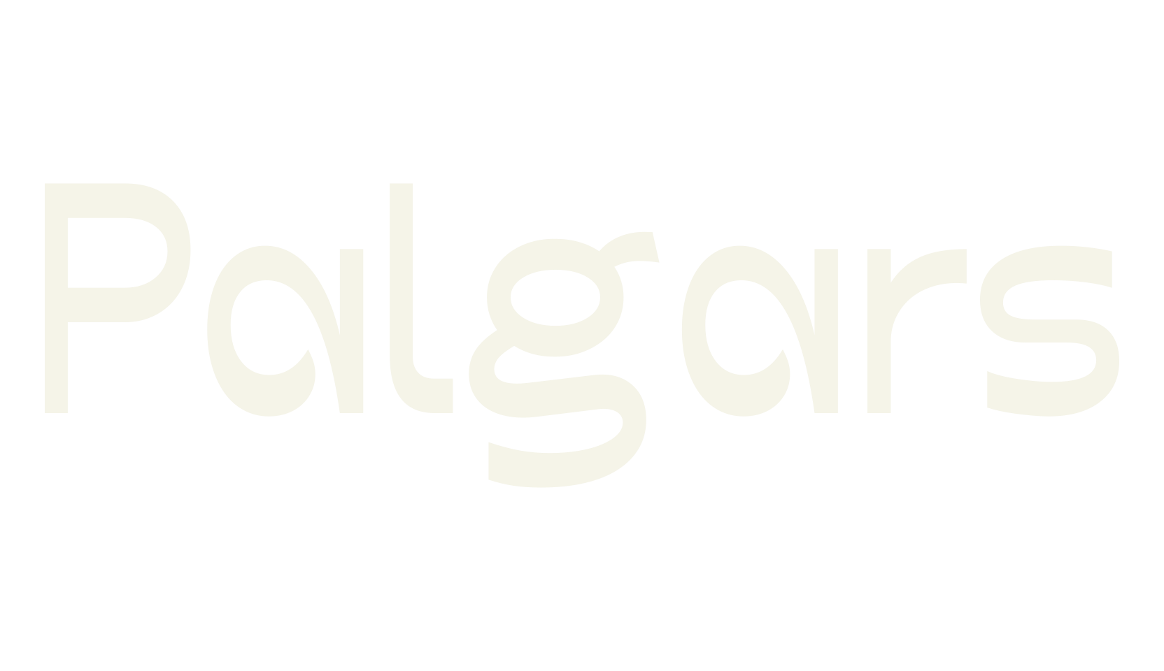 Palgars, sans serif font preview