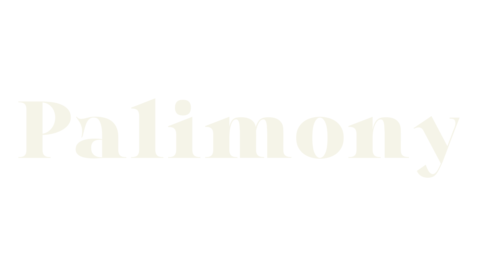 Palimony, stylish font preview