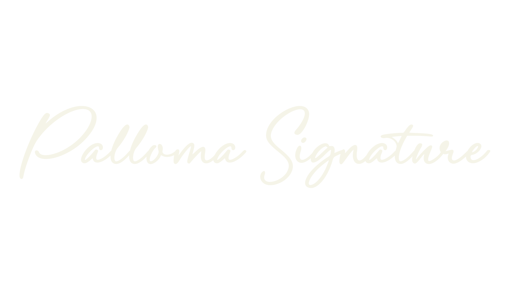 Palloma Signature, signature font preview