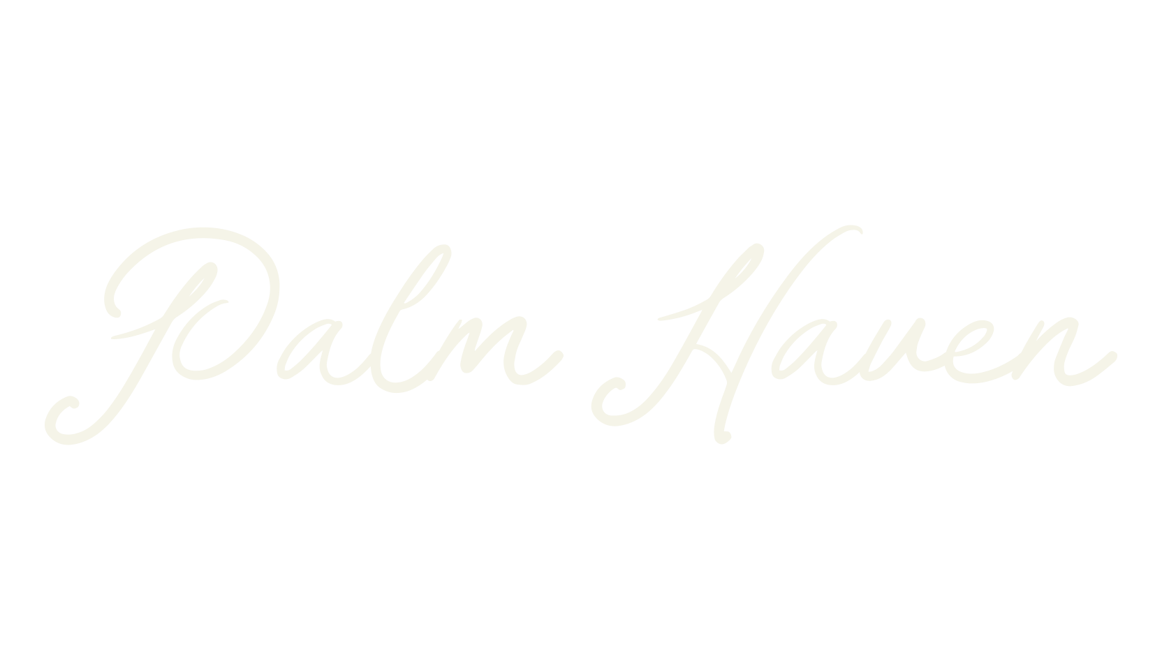 Palm Haven, script font preview