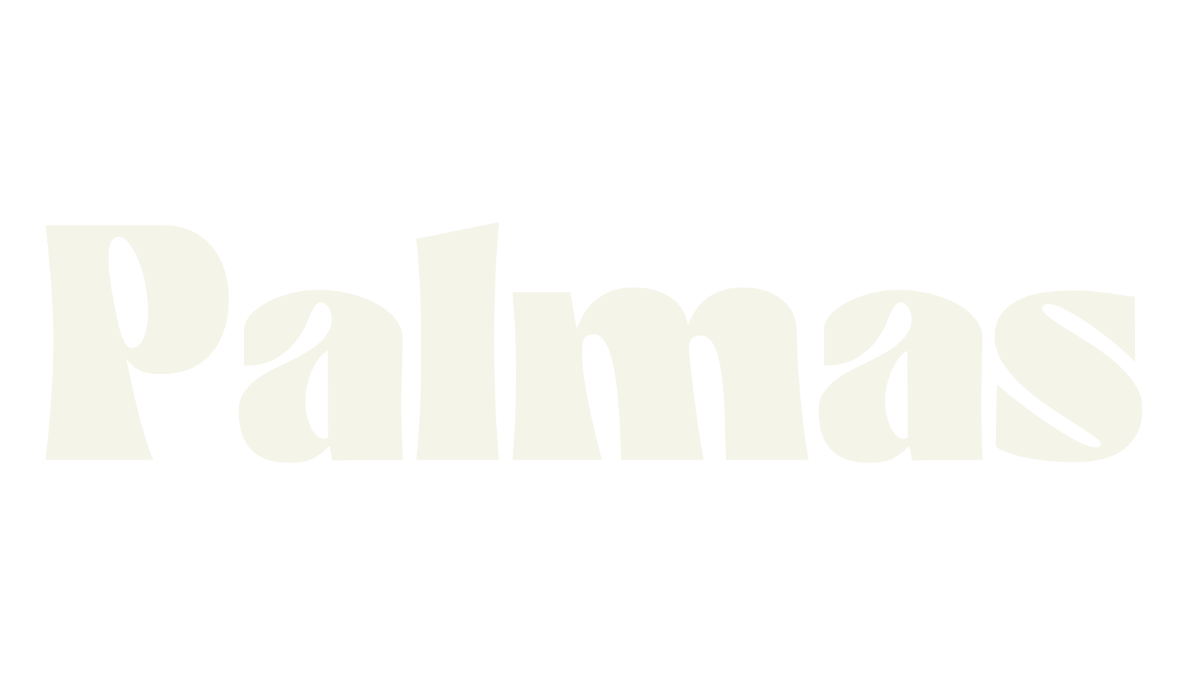 Palmas, block font preview