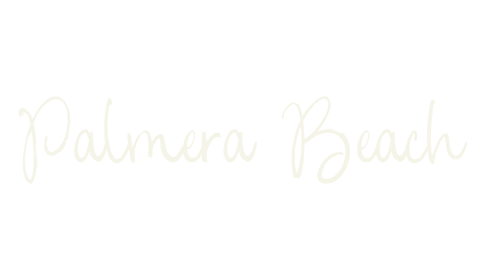 Palmera Beach, calligraphy font preview