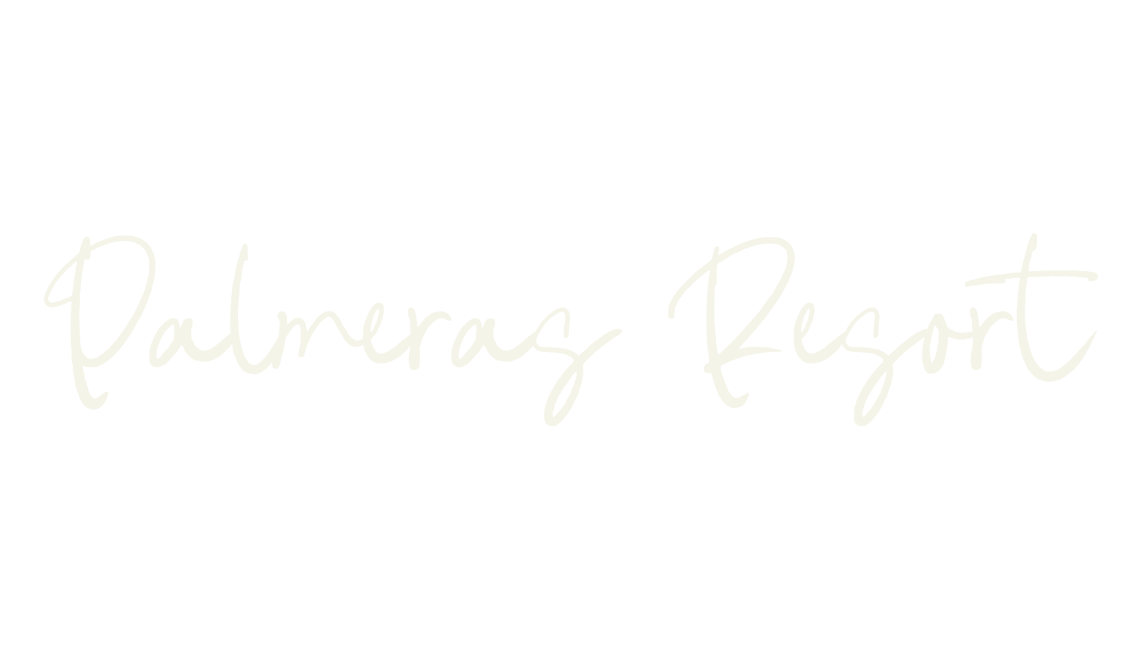 Palmeras Resort, whimsical font preview