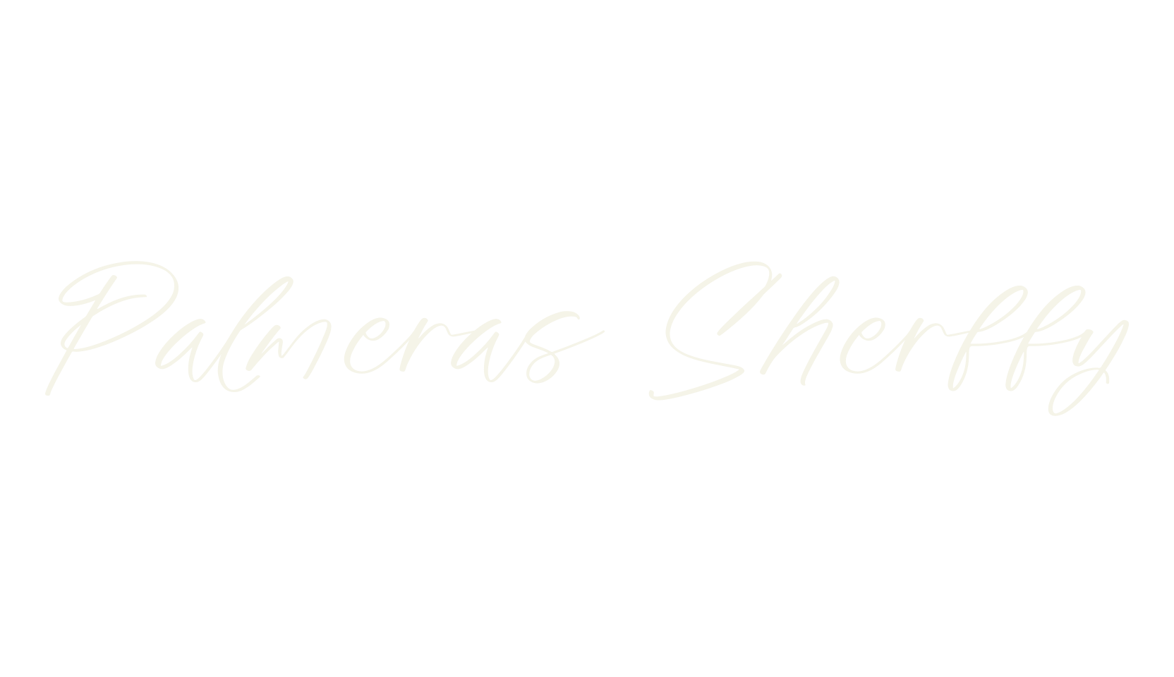 Palmeras Sherffy, lettering font preview