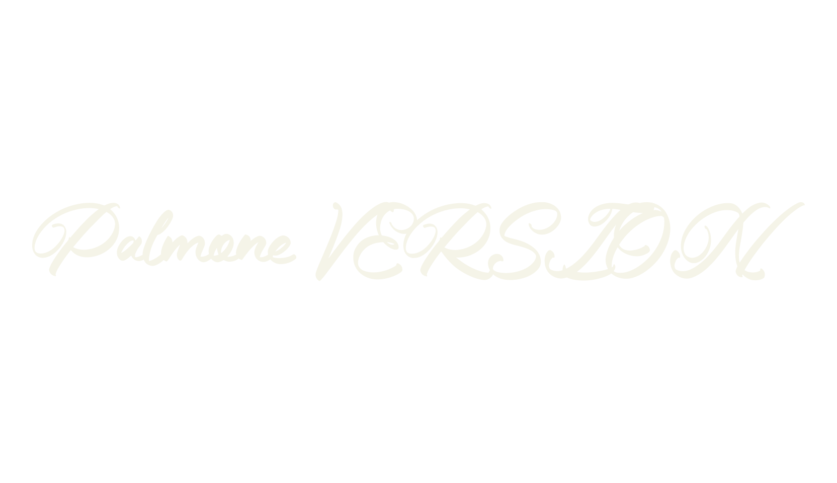Palmone VERSION, script font preview