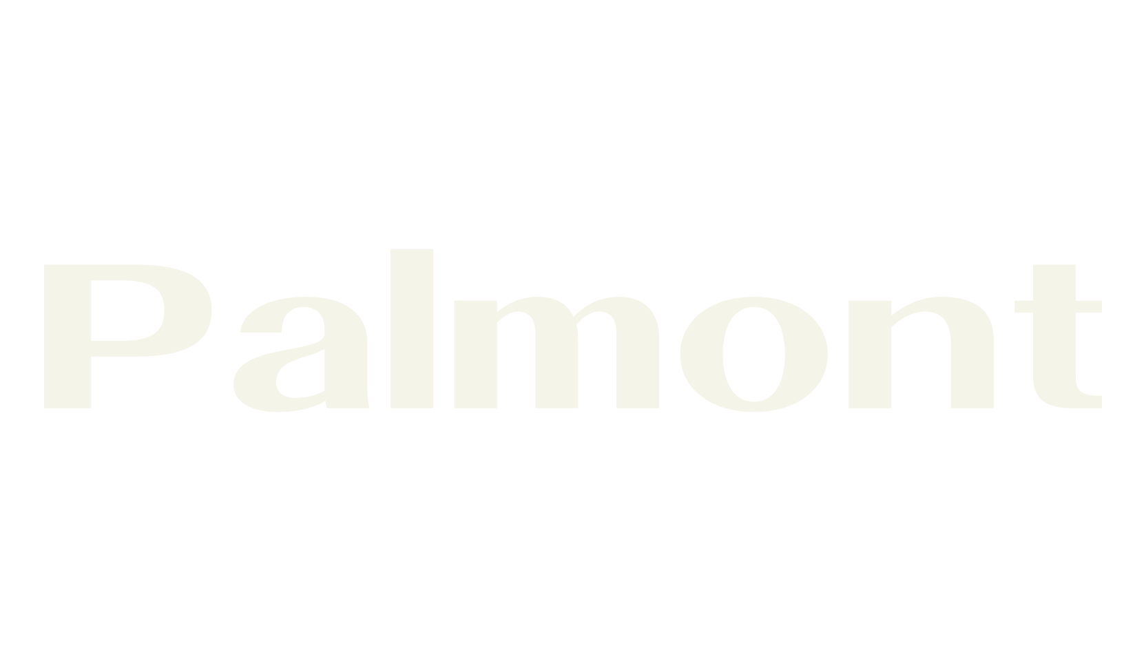 Palmont, wide font preview