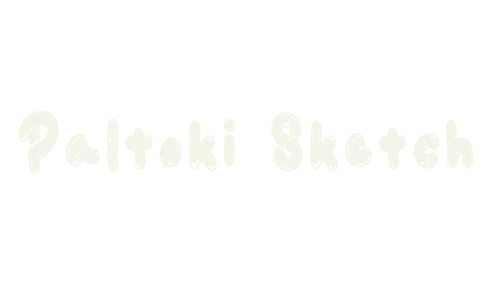 Paltoki Sketch, sketch font preview