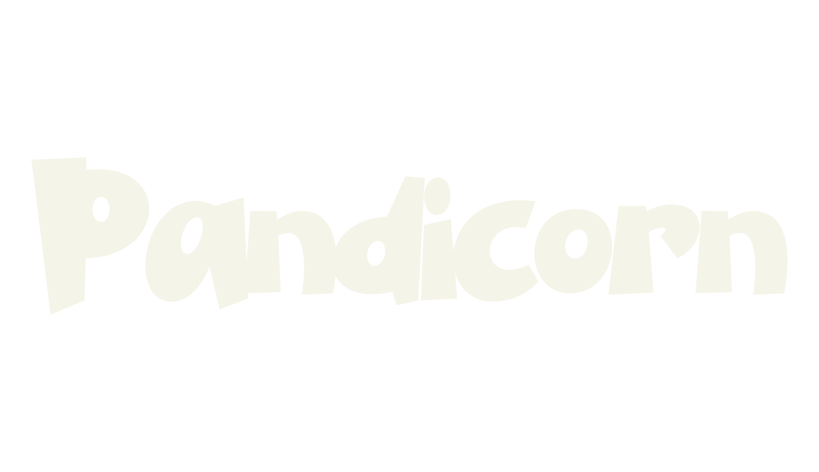 Pandicorn, cartoon font preview