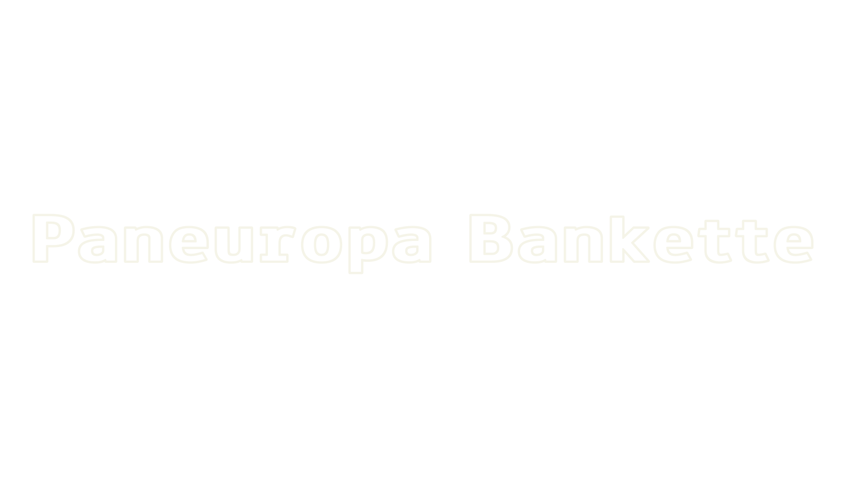 Paneuropa Bankette, tern font preview