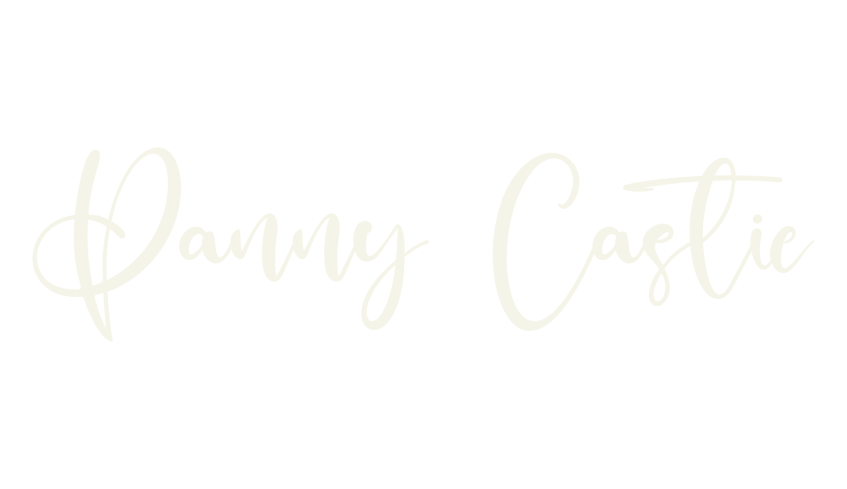 Panny Castie, script font preview