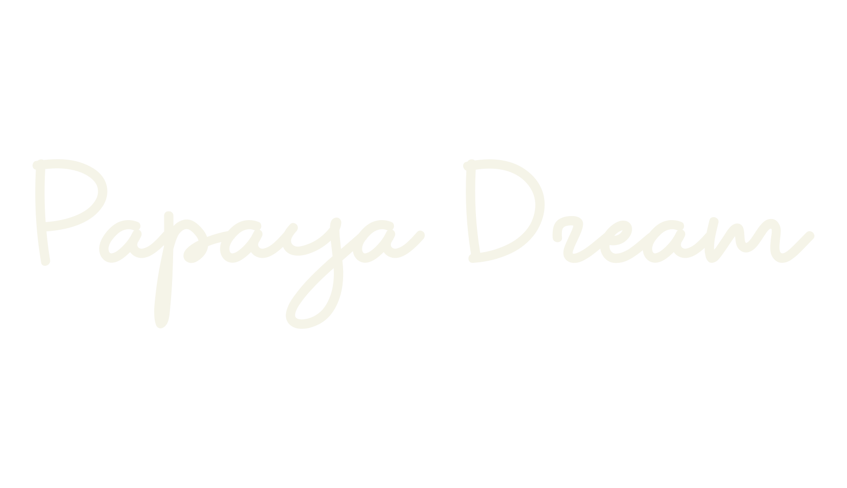 Papaya Dream, handwriting font preview