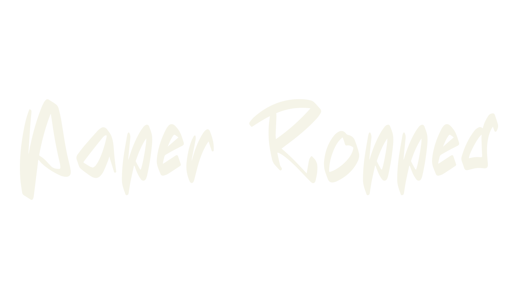 Paper Ropped, graffiti font preview