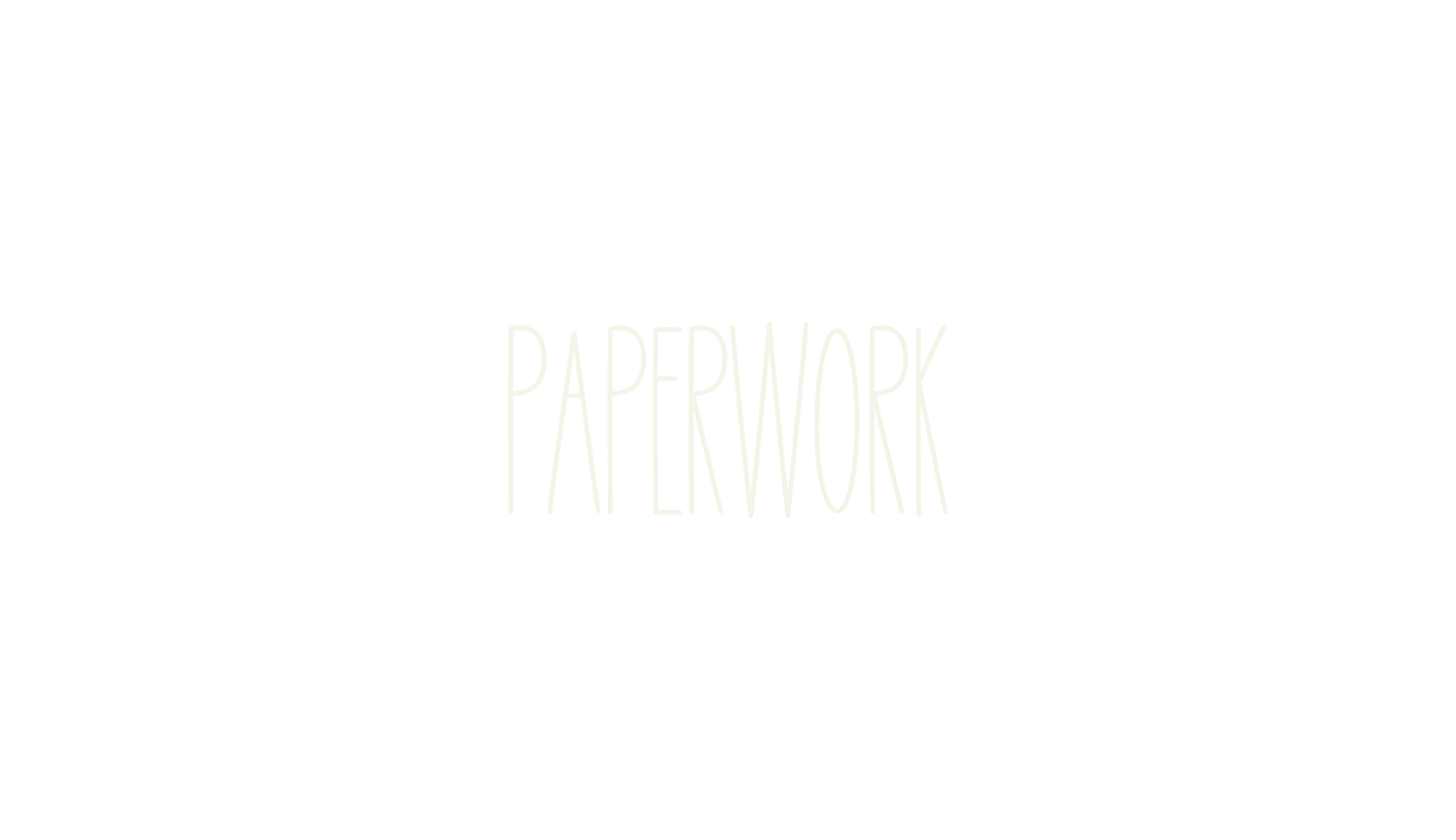 Paperwork, handwriting font preview