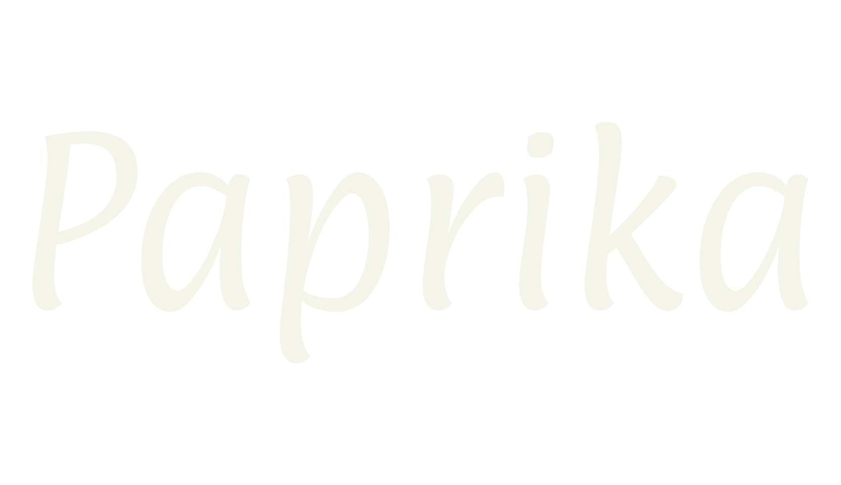 Paprika, expressive font preview