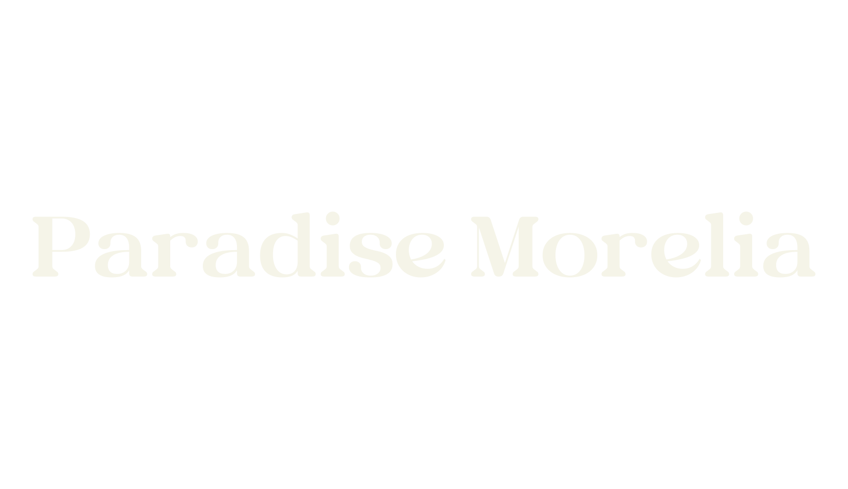 Paradise Morelia, retro font preview