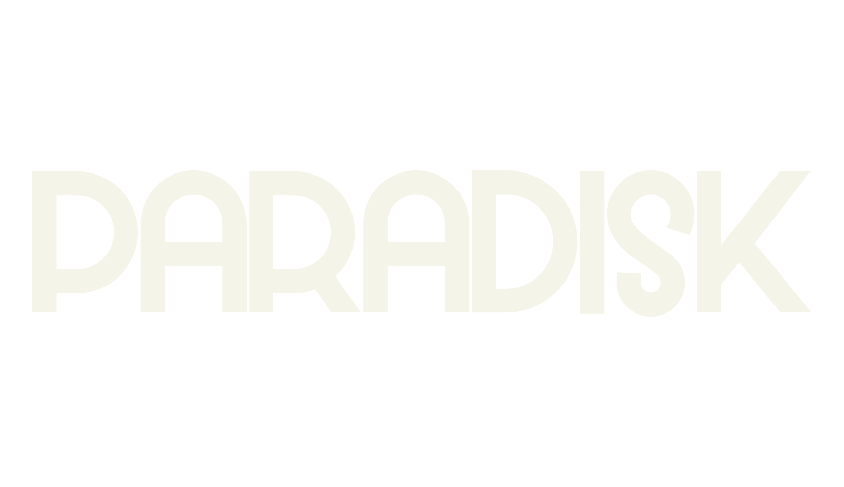Paradisk, wide font preview
