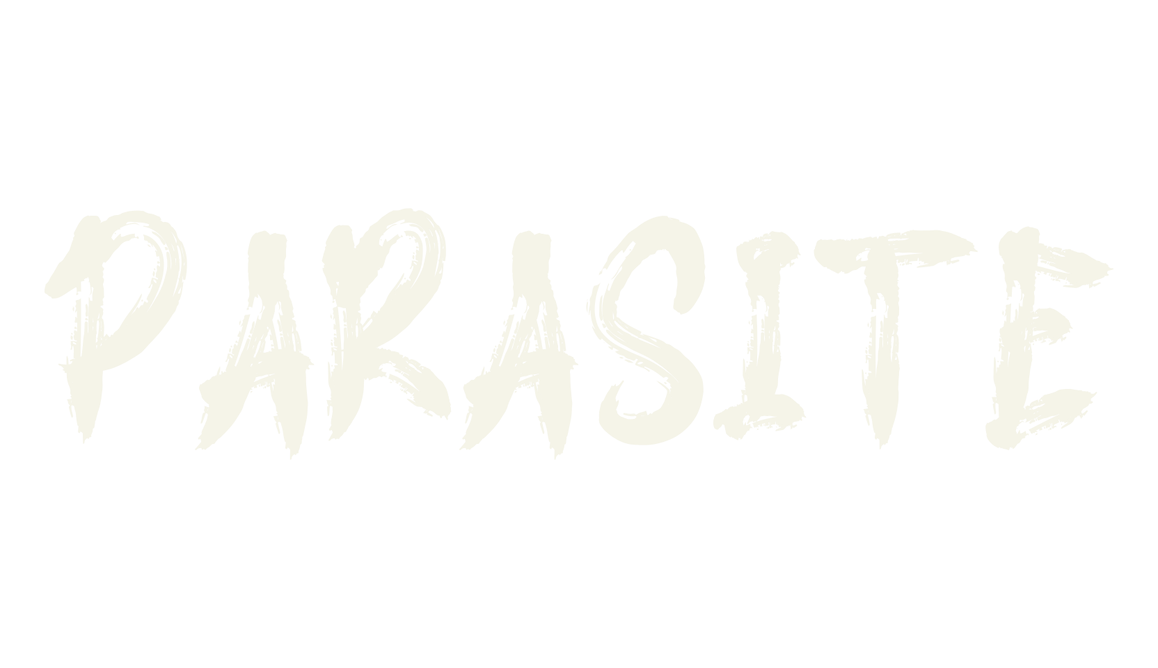 PARASITE, blackletter font preview