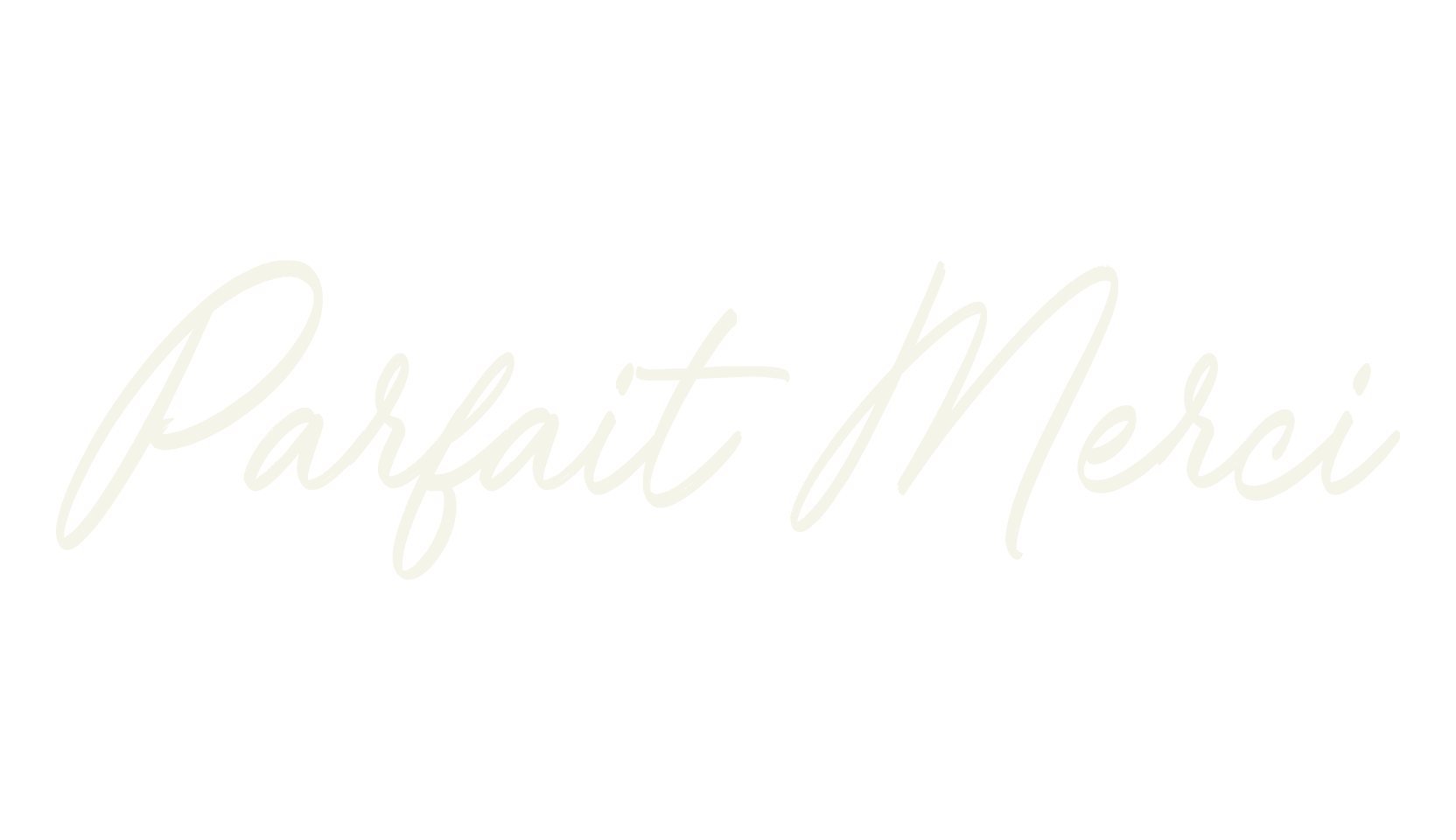 Parfait Merci, calligraphy font preview