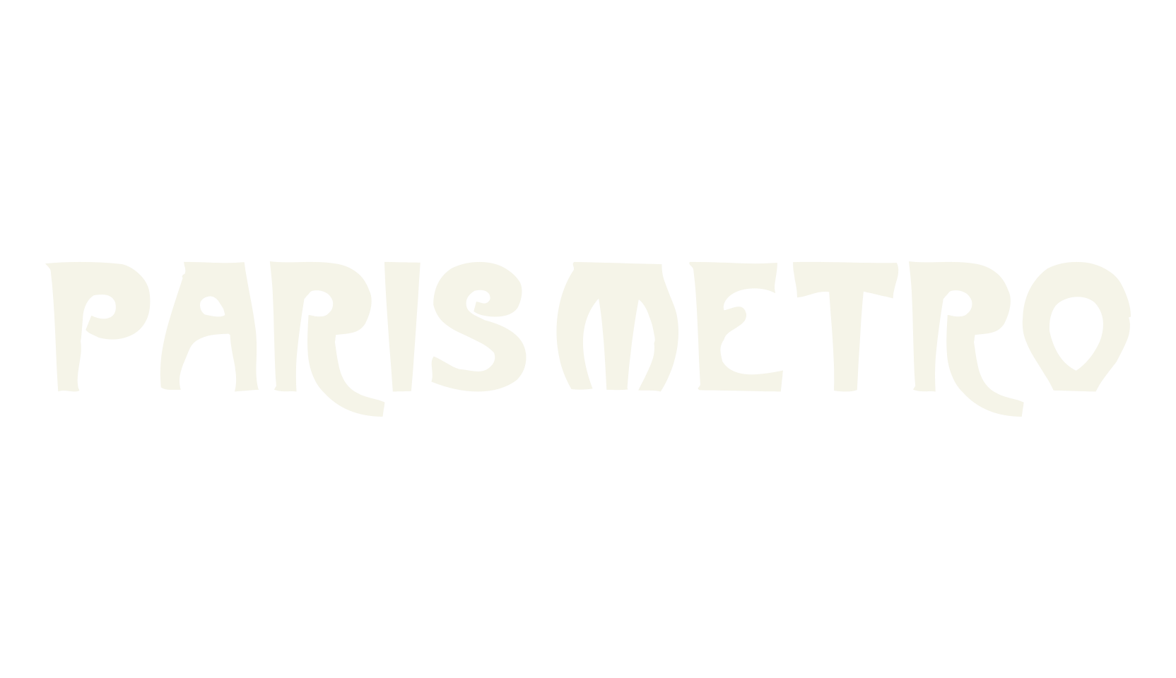 Paris Metro, display market font preview