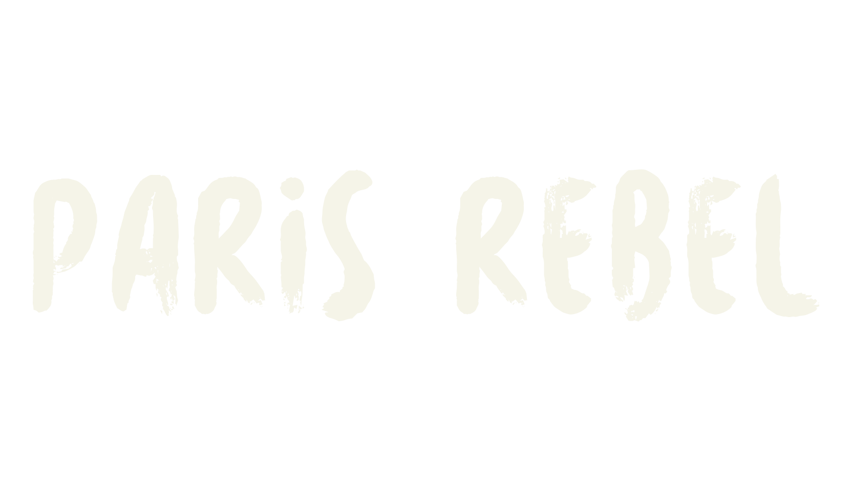 PARIS REBEL, hand drawn font preview