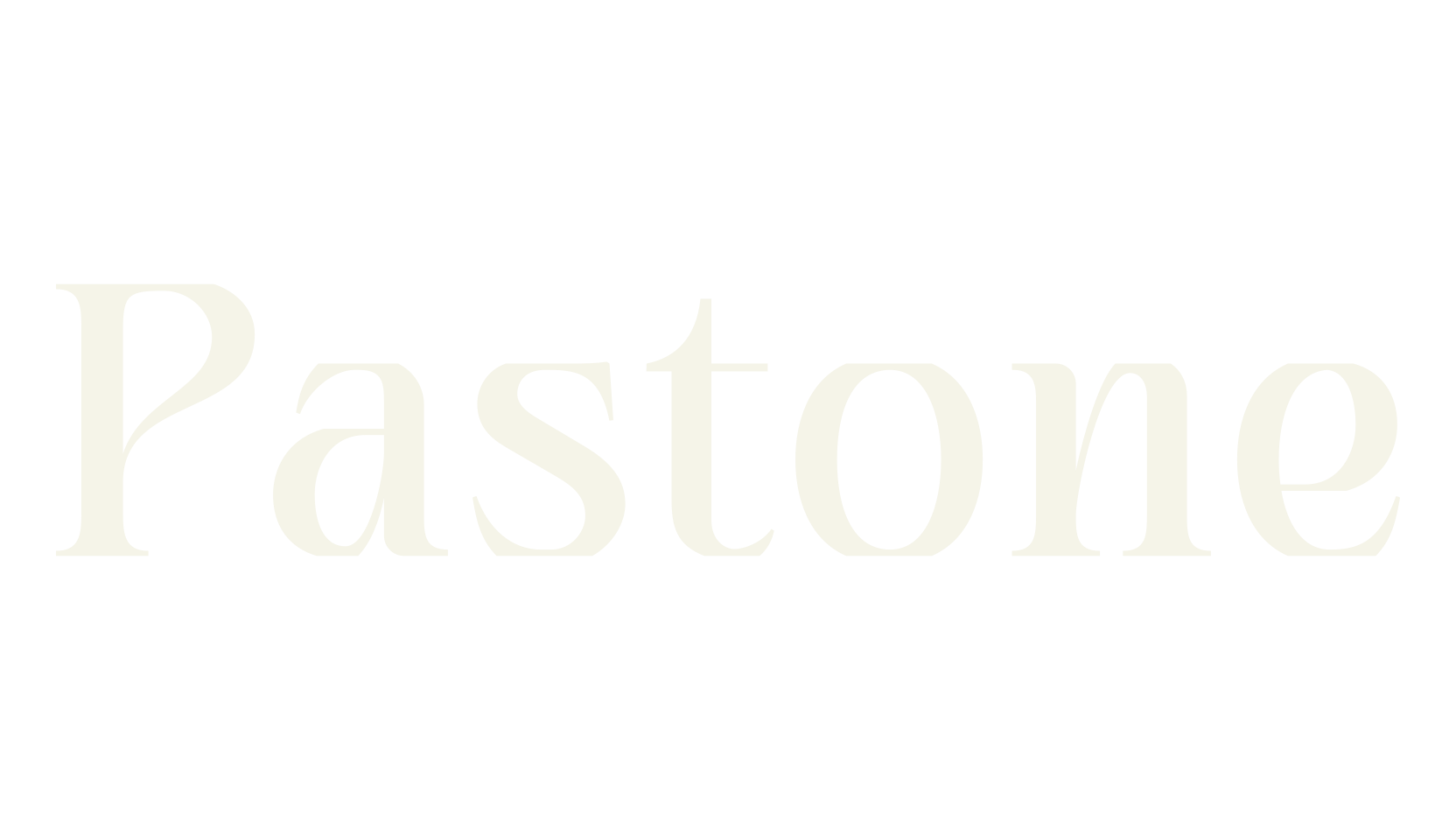 Pastone, serif font preview