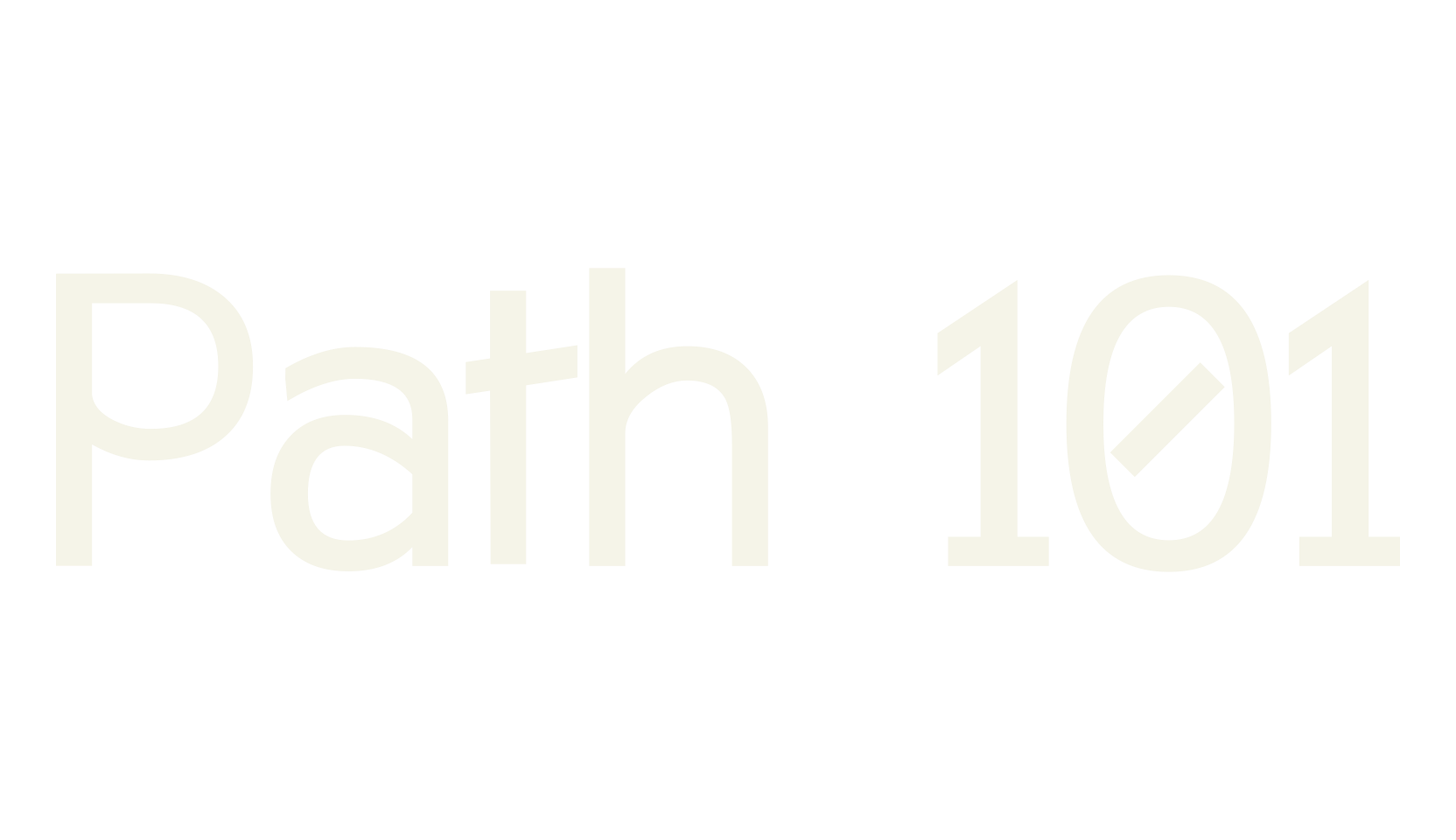 Path 101, sans font preview