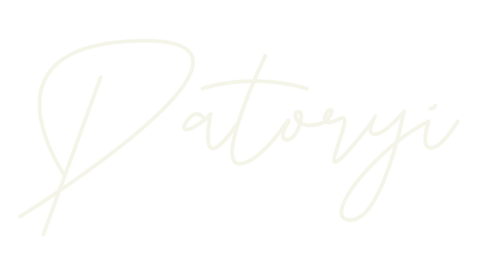 Patoryi, logo font preview