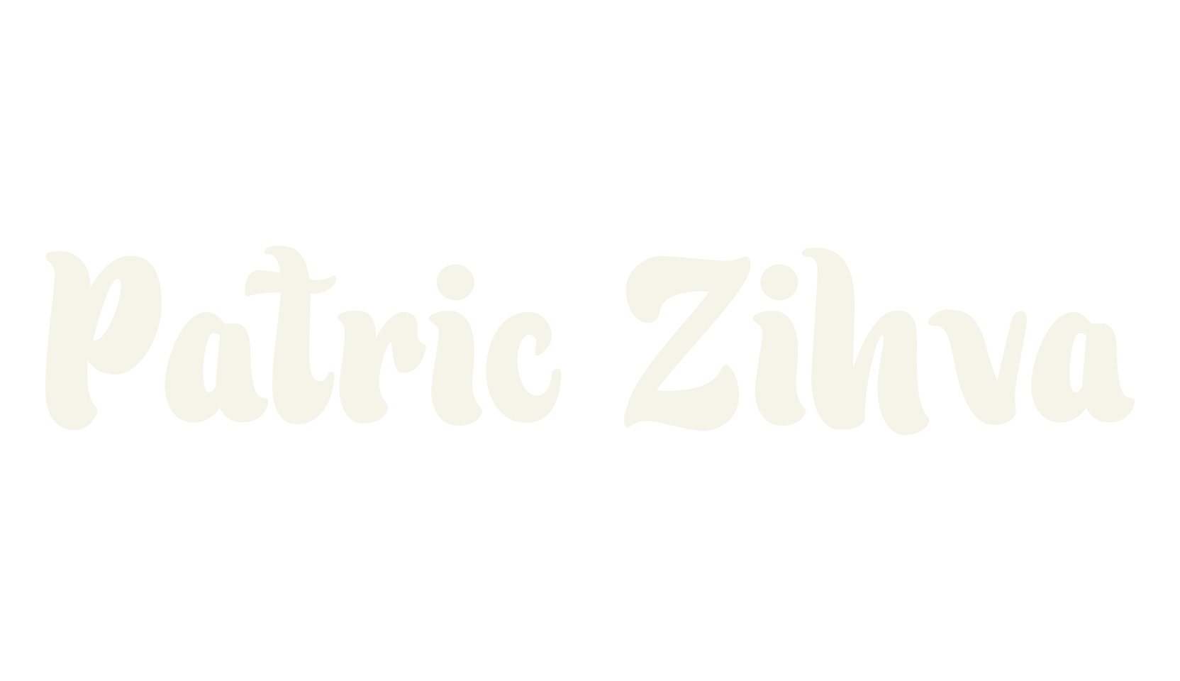 Patric Zihva, 80s font preview