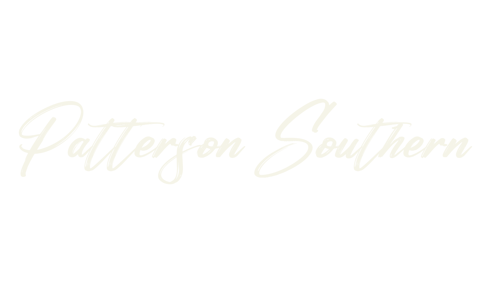 Patterson Southern, brush font preview